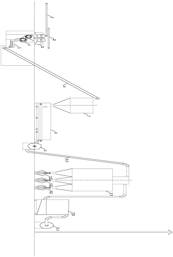 Domestic rubbish treatment method and achieving method thereof