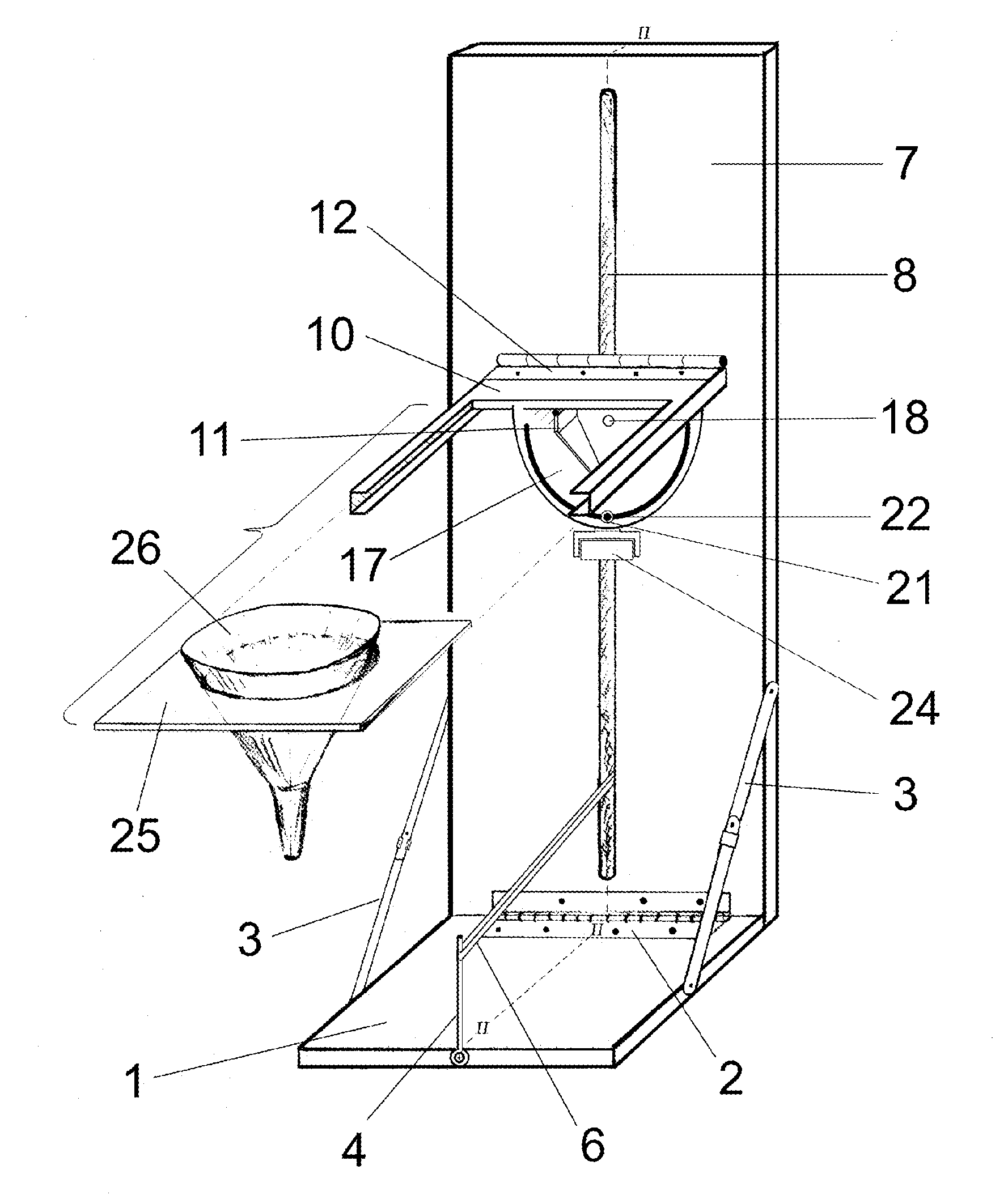 Collapsible Adjusting Funnel Stand