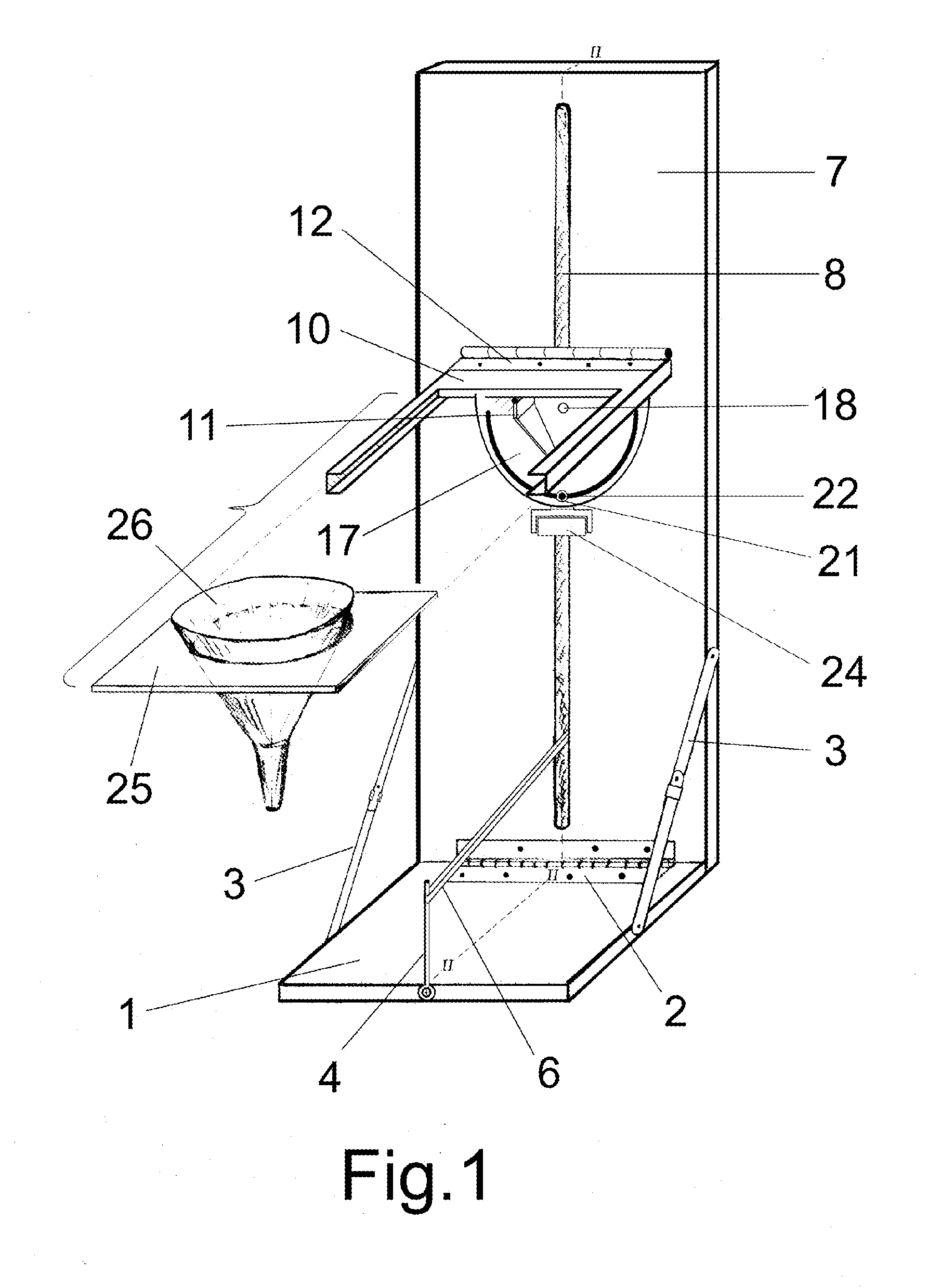 Collapsible Adjusting Funnel Stand