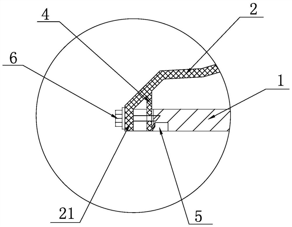 Buckle type installation structure of exterior wall decoration