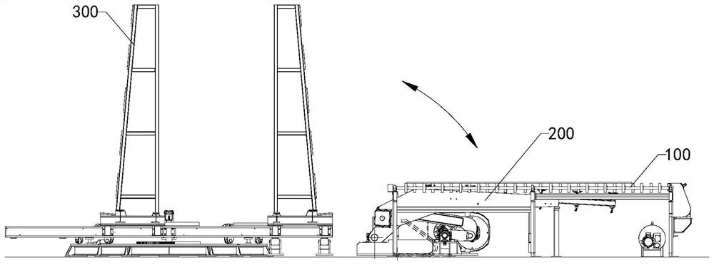 Super-long glass multi-unit synchronous stacking device and control system thereof