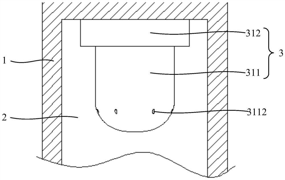 Pre-combustion chamber structure and engine