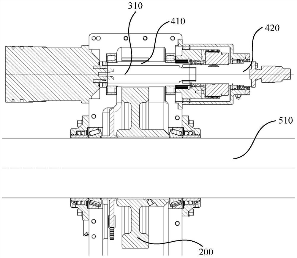 Axle gear box