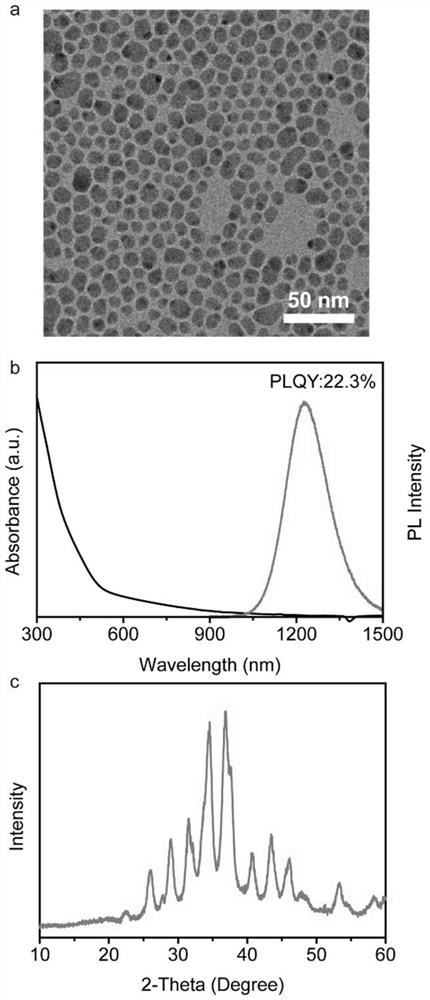Synthesis method of stably dispersed near-infrared Ag2X nanocrystal colloidal solution