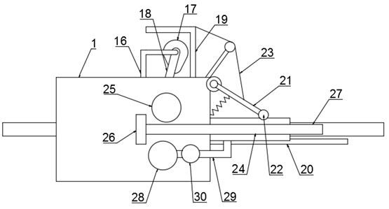 A transmission line cleaning device