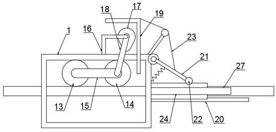 A transmission line cleaning device