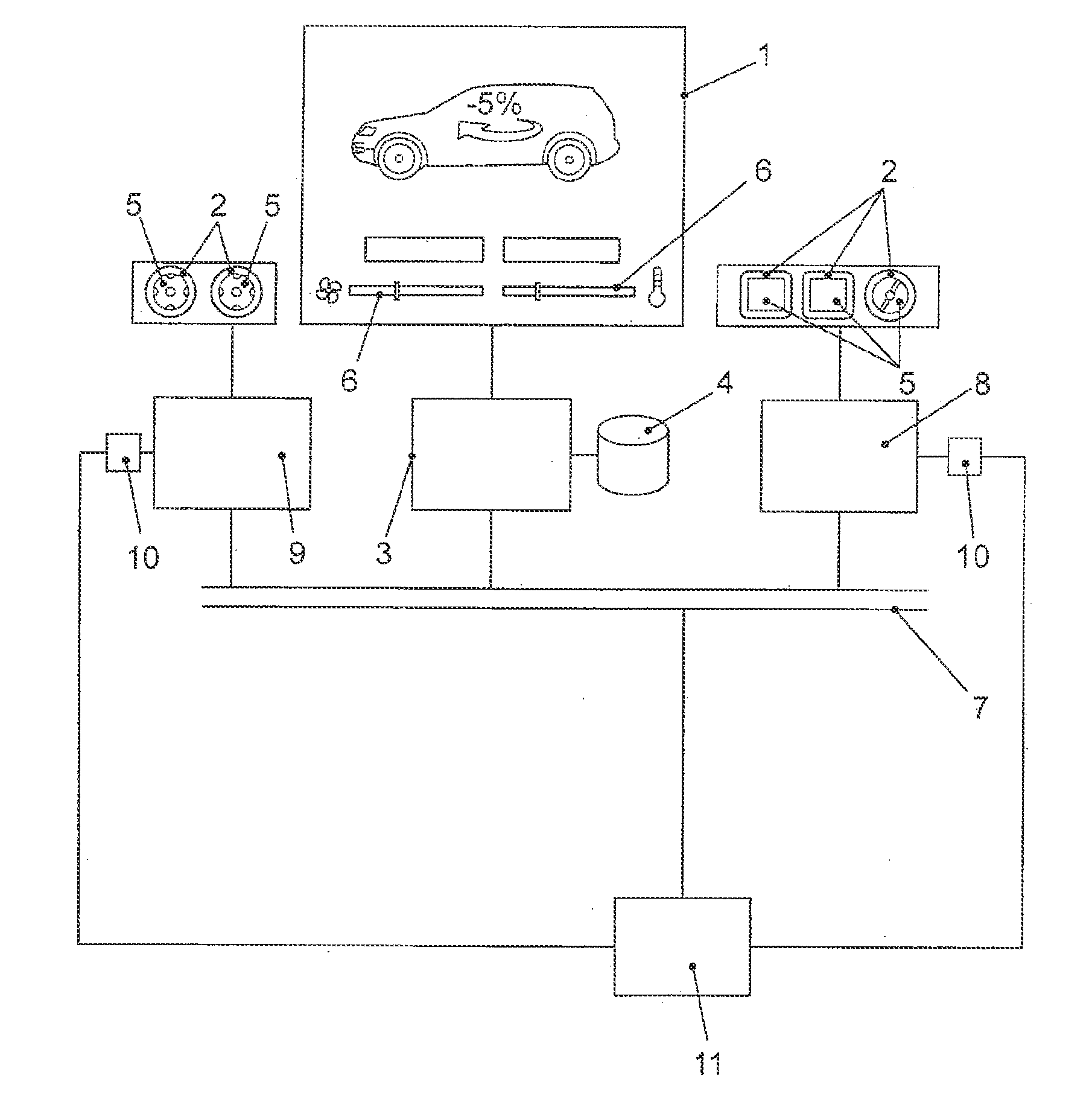 Method and Device for Operating a User Interface for Displaying the Travel Range of a Vehicle
