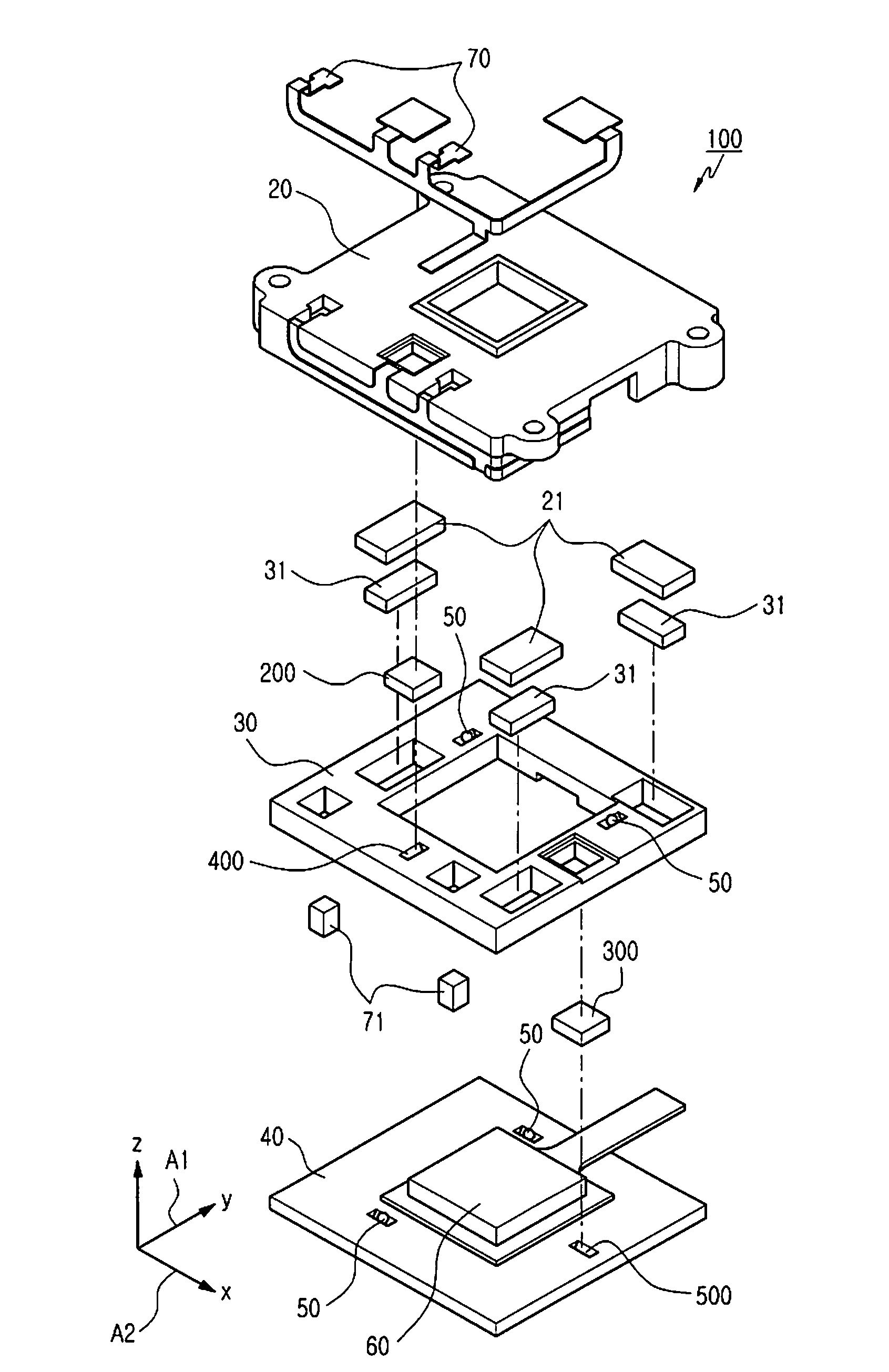 Optical image stabilizer for camera module assembly