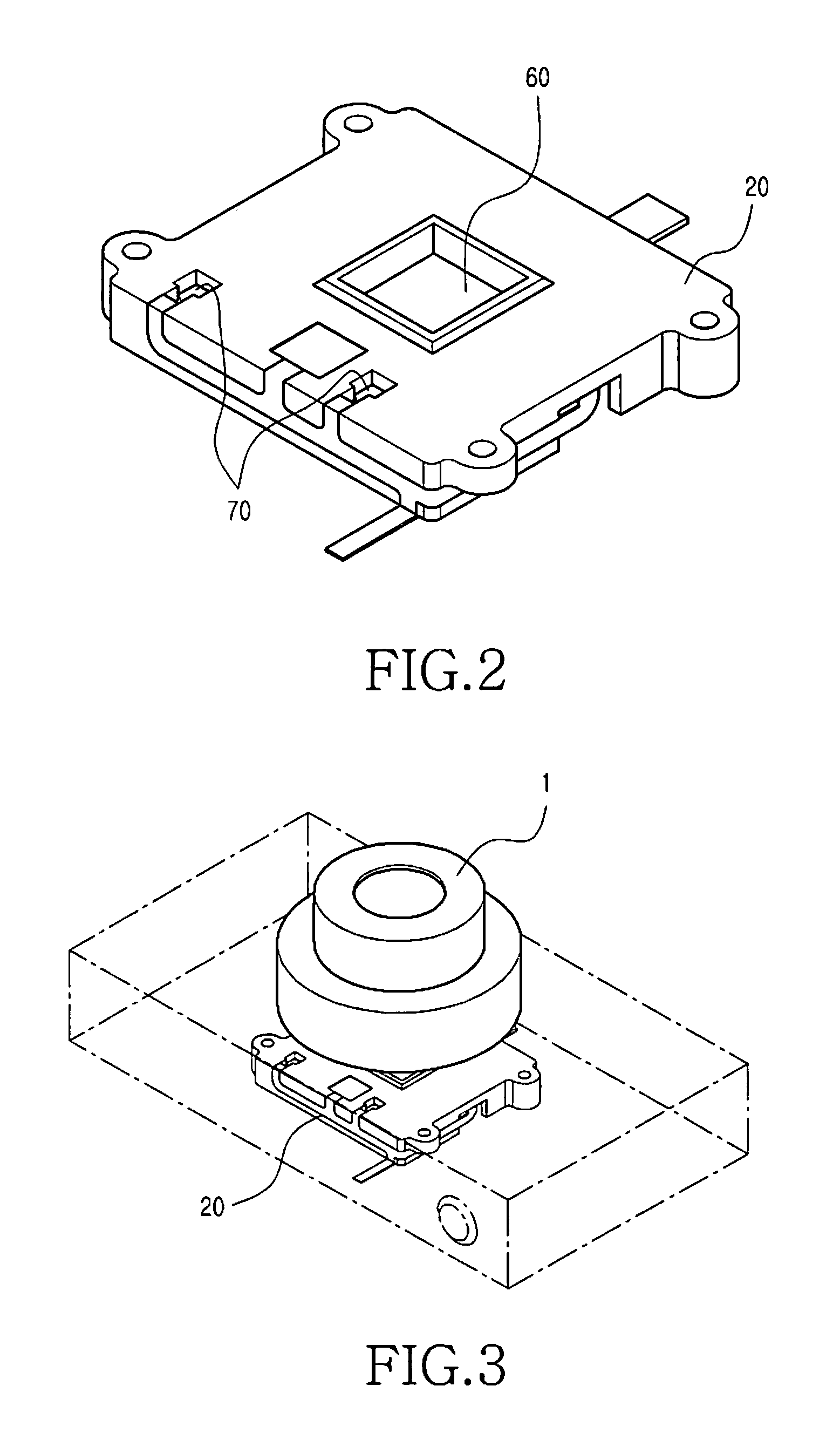 Optical image stabilizer for camera module assembly