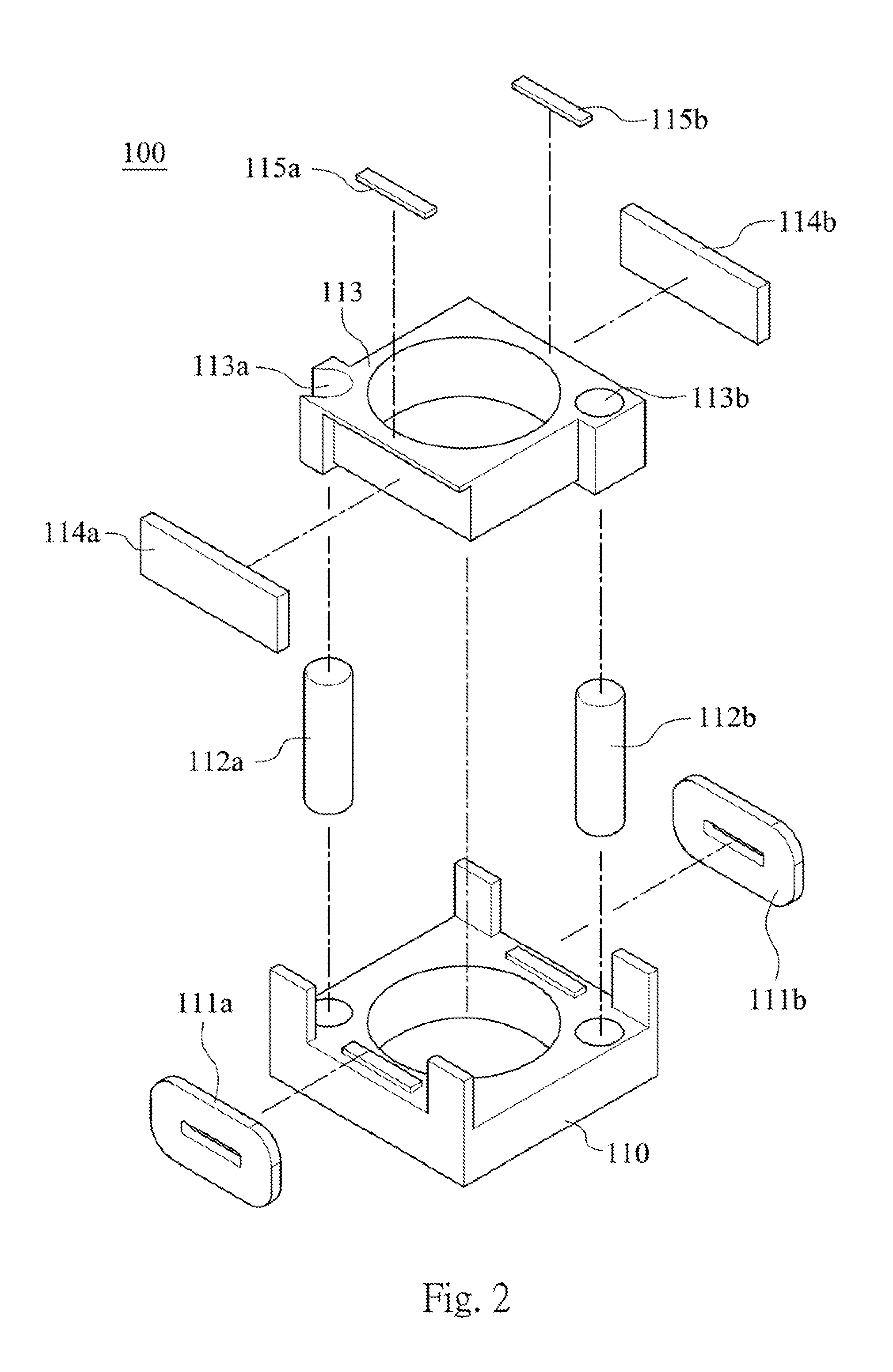 Springless voice coil actuator and pre-compression magnetic force calibration method thereof