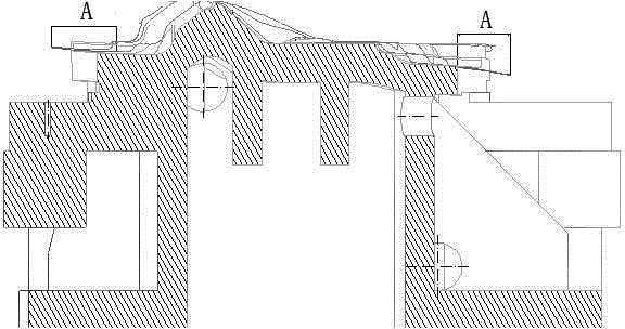 Method for designing post-process die profile machining data by draw piece scanning result