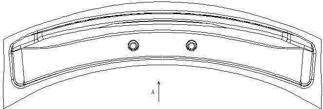 Method for designing post-process die profile machining data by draw piece scanning result