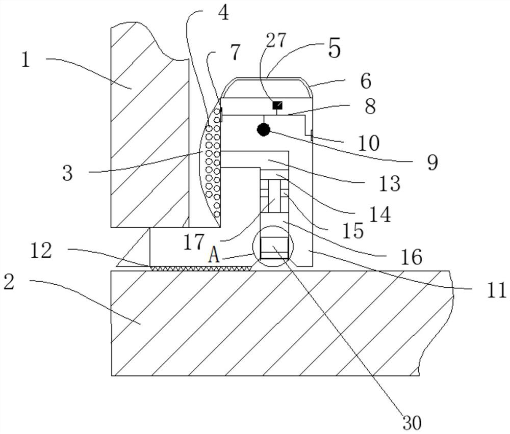 Automatic alarm door stopper