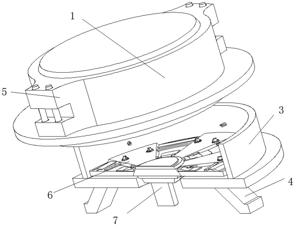 Intelligent manufacturing mold facilitating demolding of high-viscosity plastic