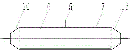 Single-engine washing and sweeping vehicle with ceramic membrane filter system