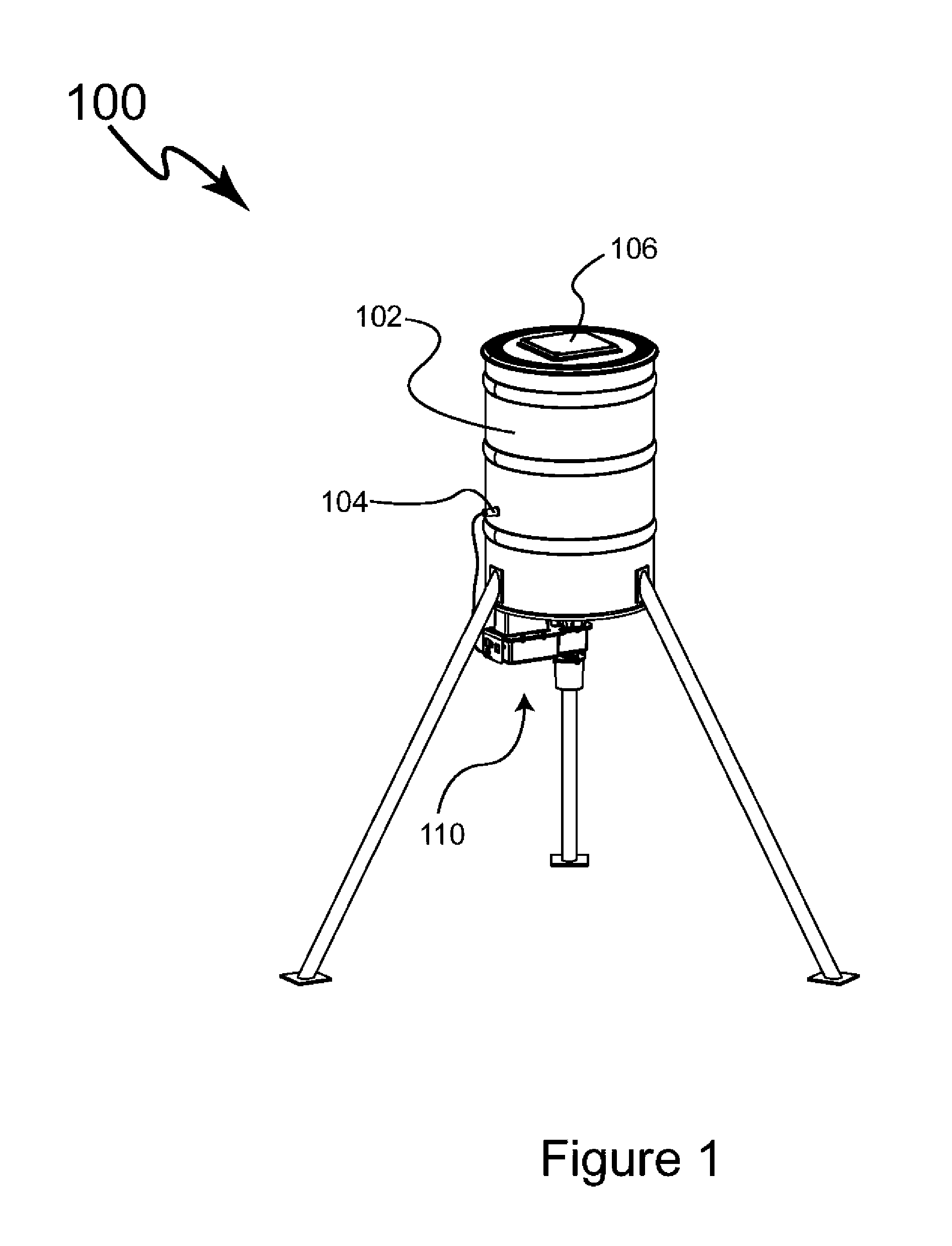 Corn bank double gate internal feeder attachment