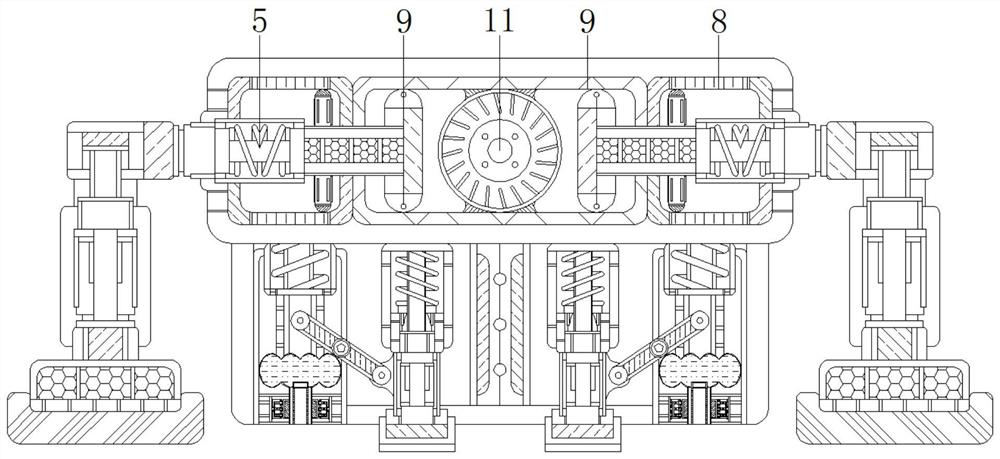 Auxiliary equipment capable of accurately measuring deformation quantity for hardware plate strength detection