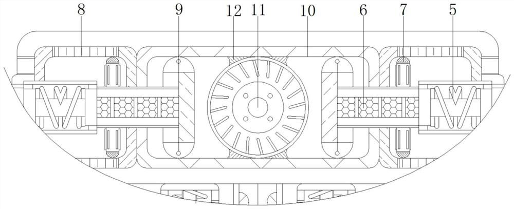 Auxiliary equipment capable of accurately measuring deformation quantity for hardware plate strength detection