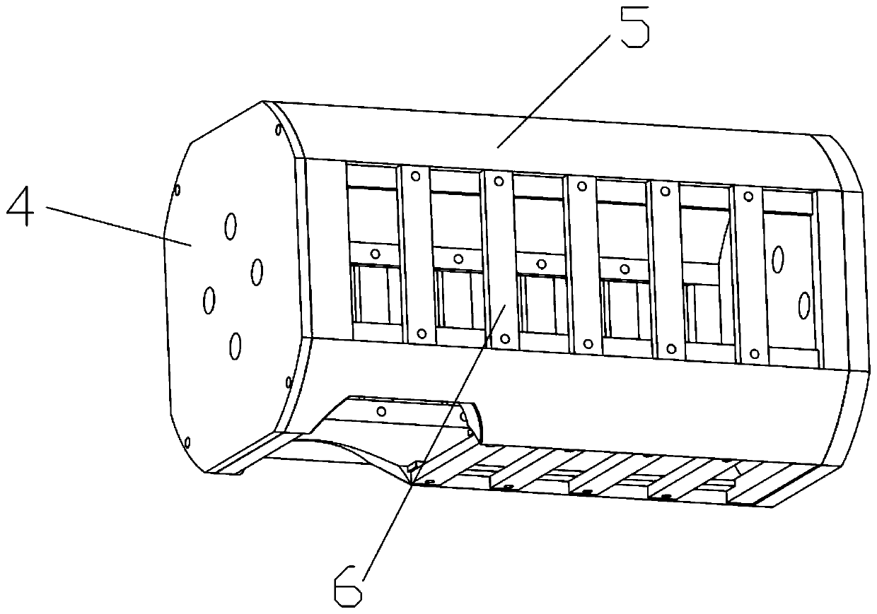 Long-focus push-broom camera device based on piezoelectric actuator