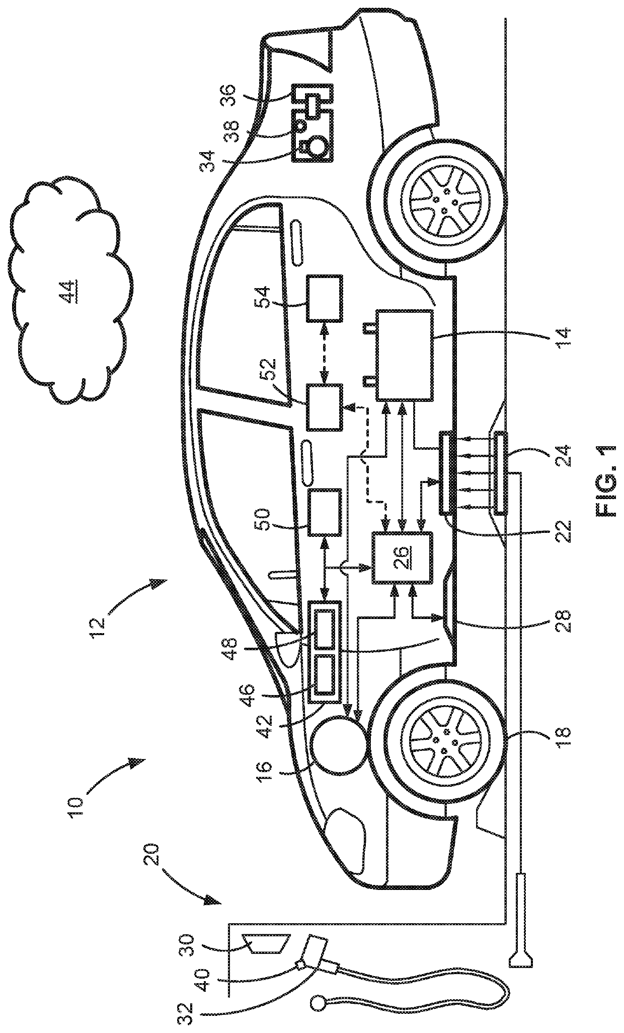 Electric-drive motor vehicles, systems, and control logic for predictive charge planning and powertrain control