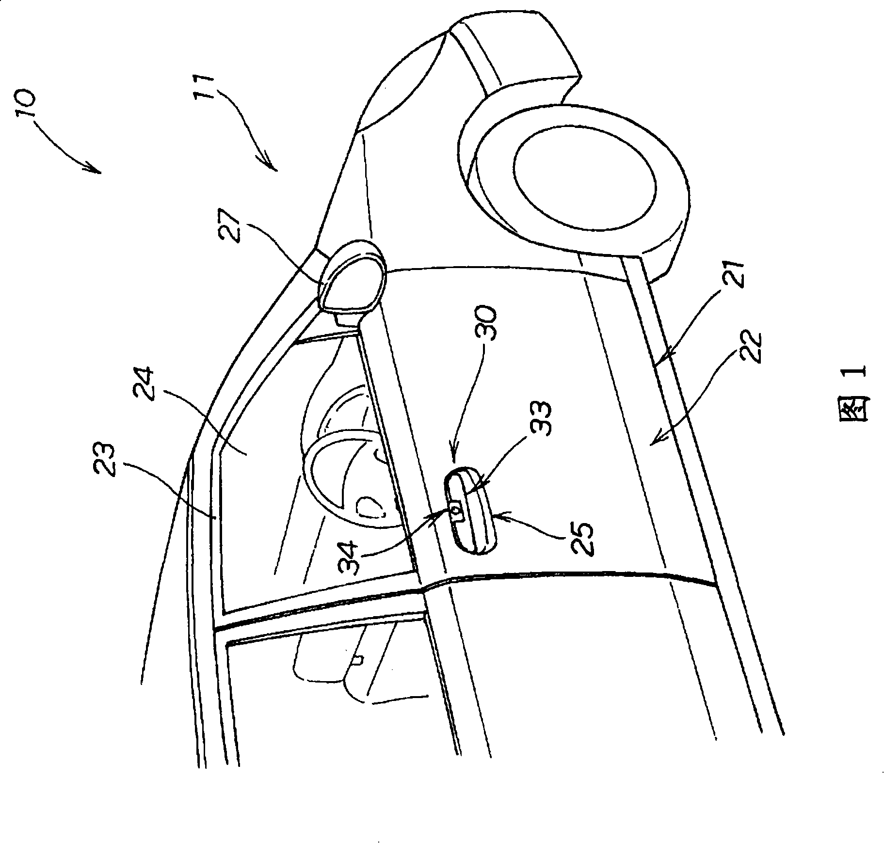 Vehicle door handle unit