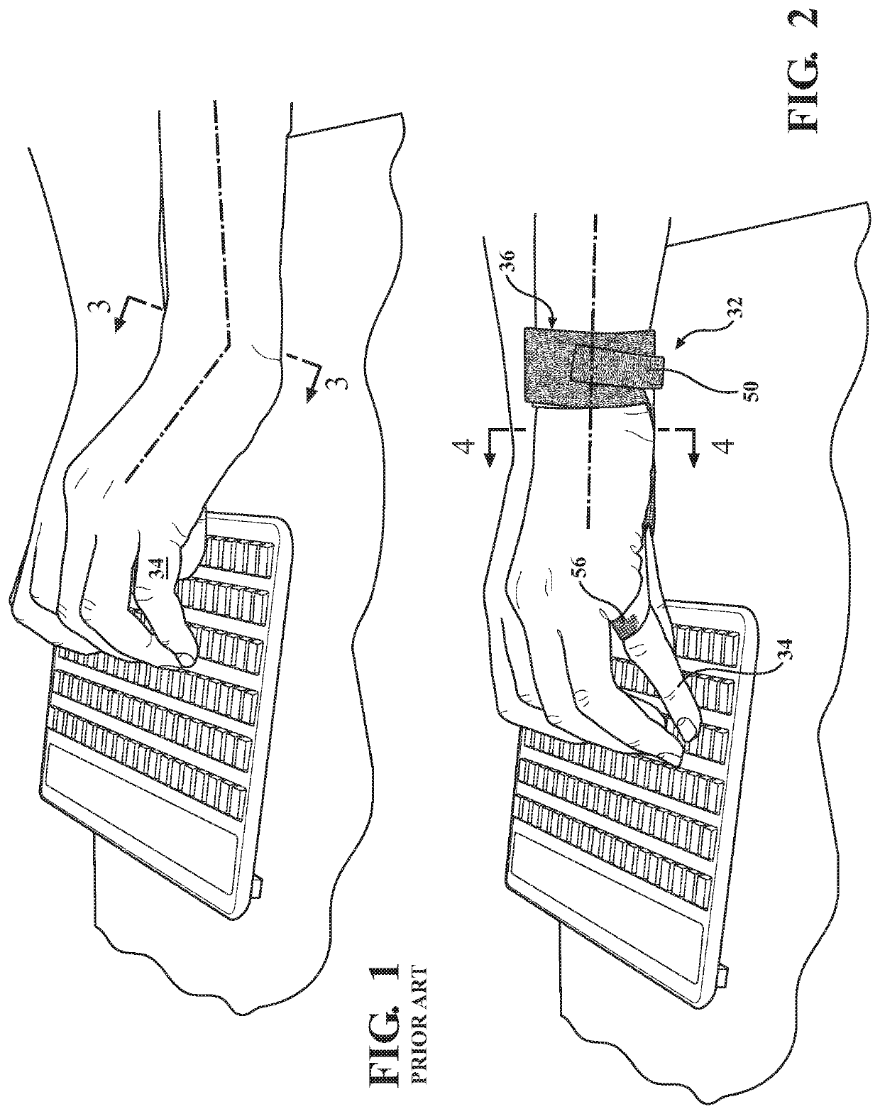 Wrist brace for protecting integrity of the carpal tunnel