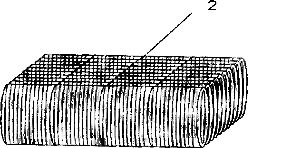 Method for preparing composite crushing wall and composite rolled mortar wall