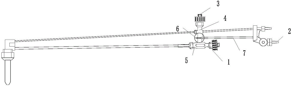 Tempering control device for cutting torch