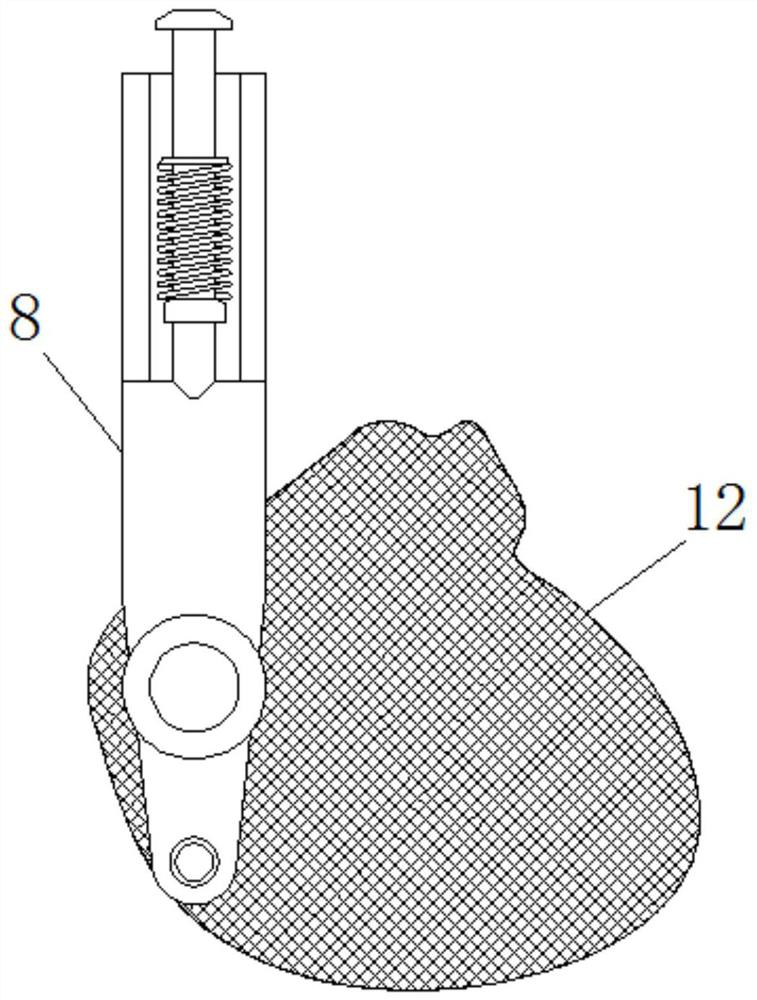 Logistics packaging bag pushing and pressing machine device for electronic commerce