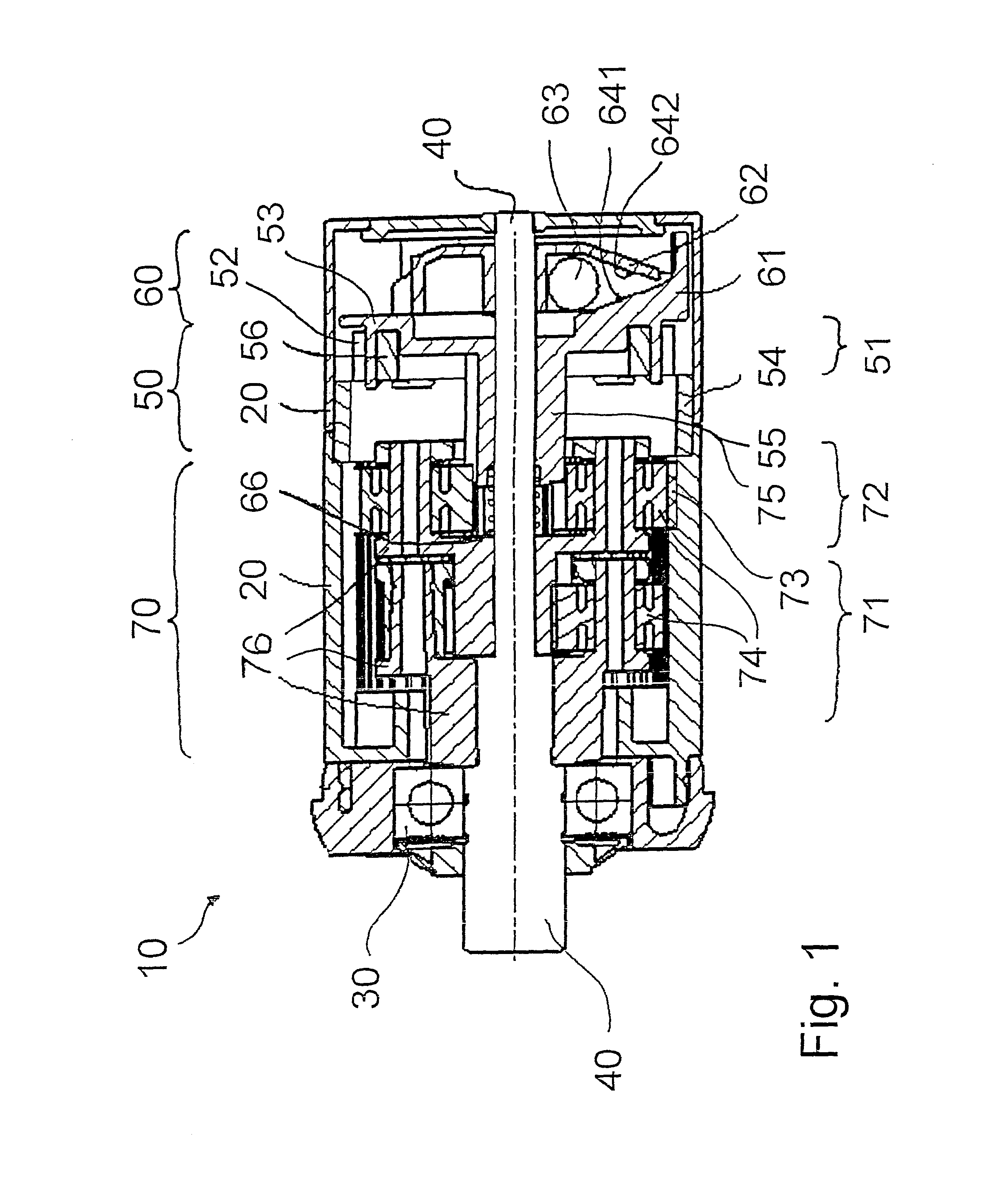 Conveyor roll with centrifugal force-operated magnetic brake