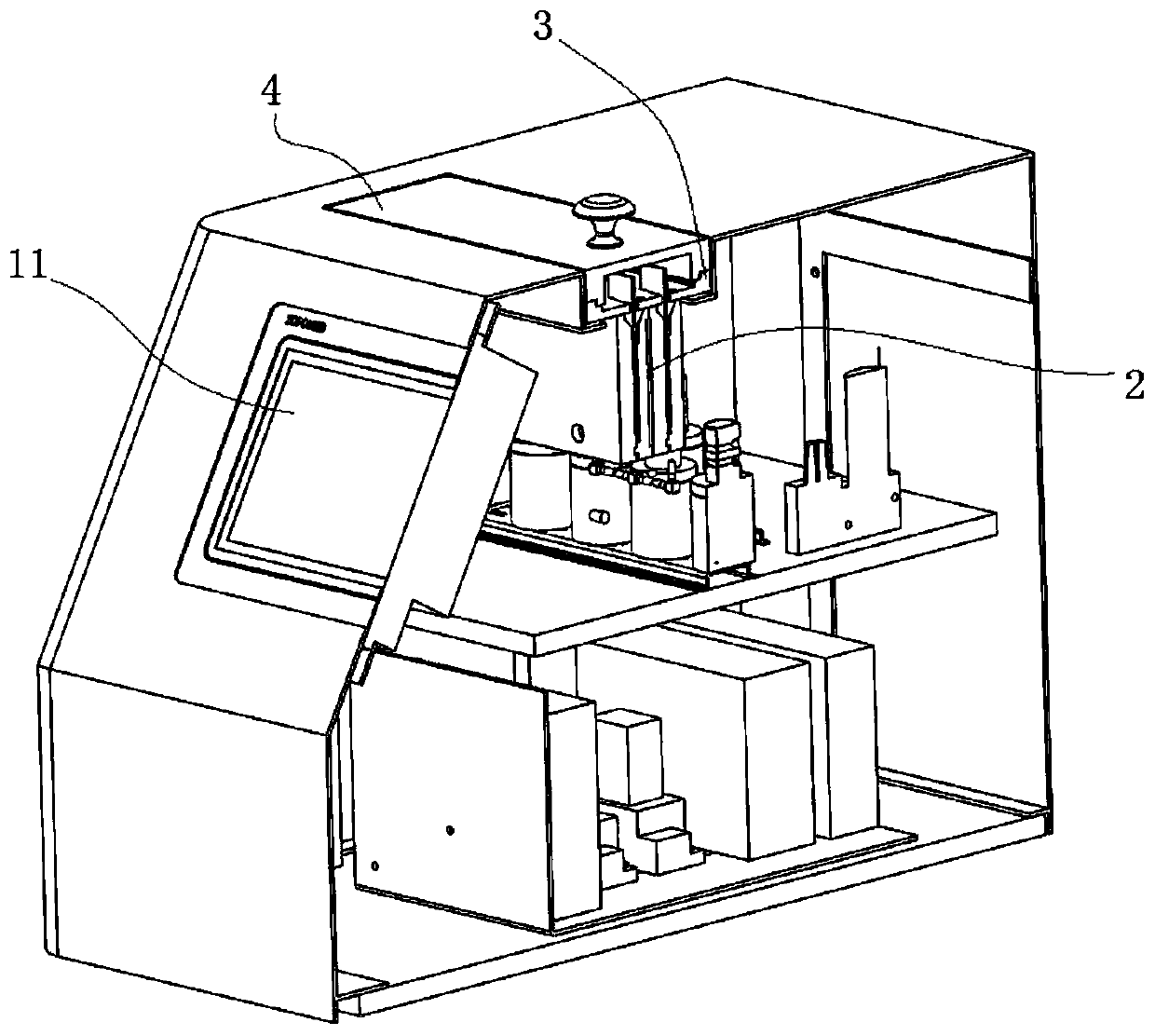 Automatic constant-temperature high-definition dyeing device