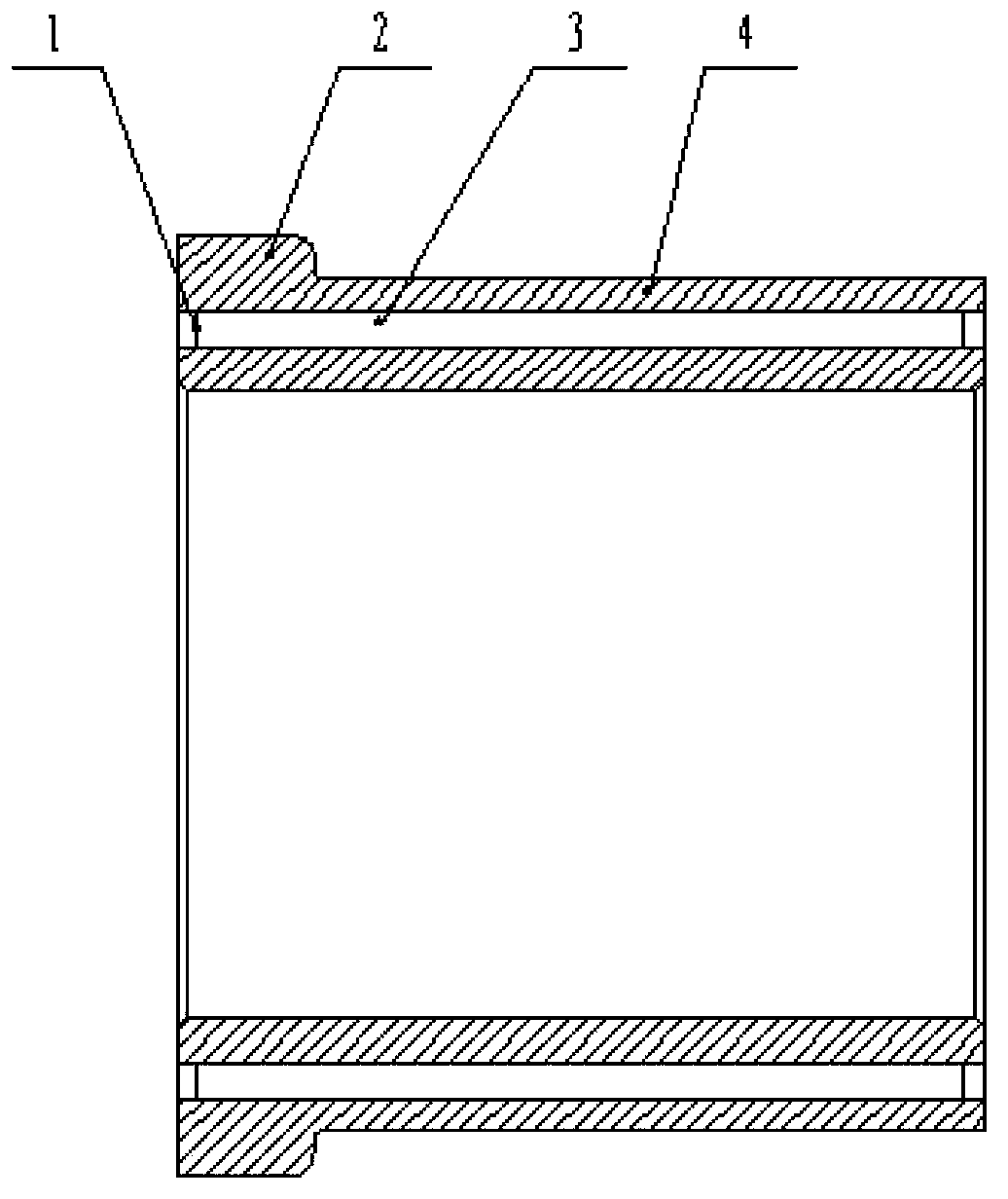 Sliding bearing bush