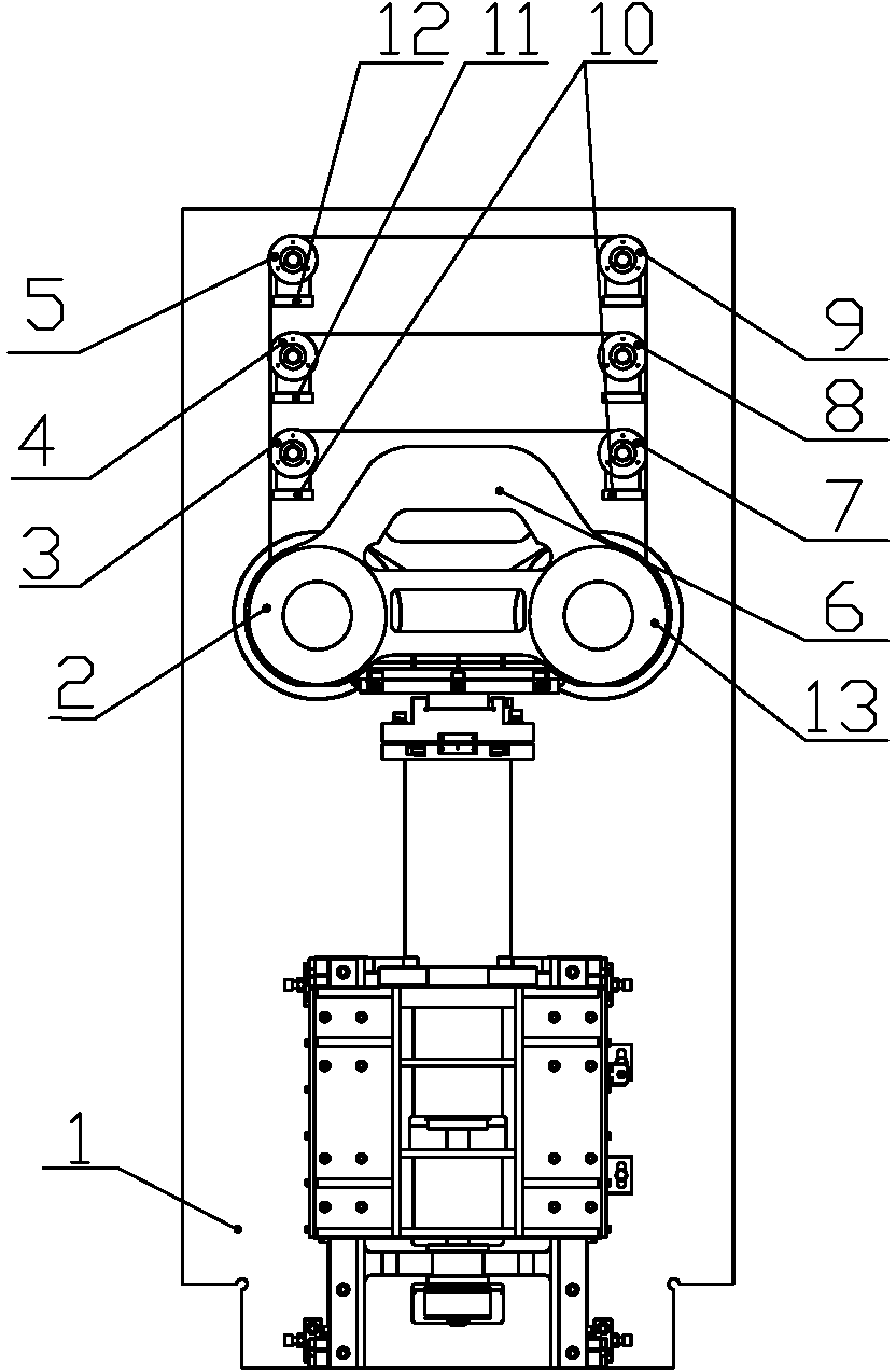 Wire regulating device of multi-wire cutting machine steel wire