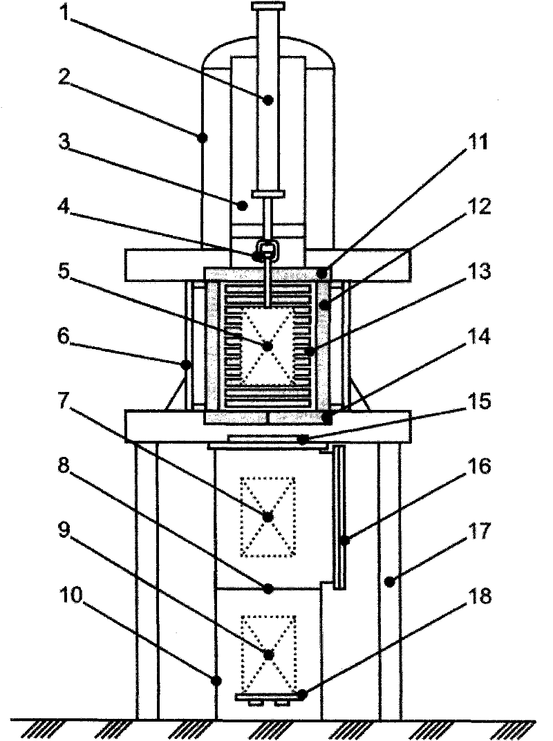 Vertical vacuum water quenching furnace