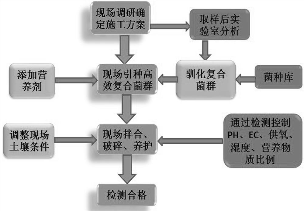 A construction technology for bioremediation of oily sludge