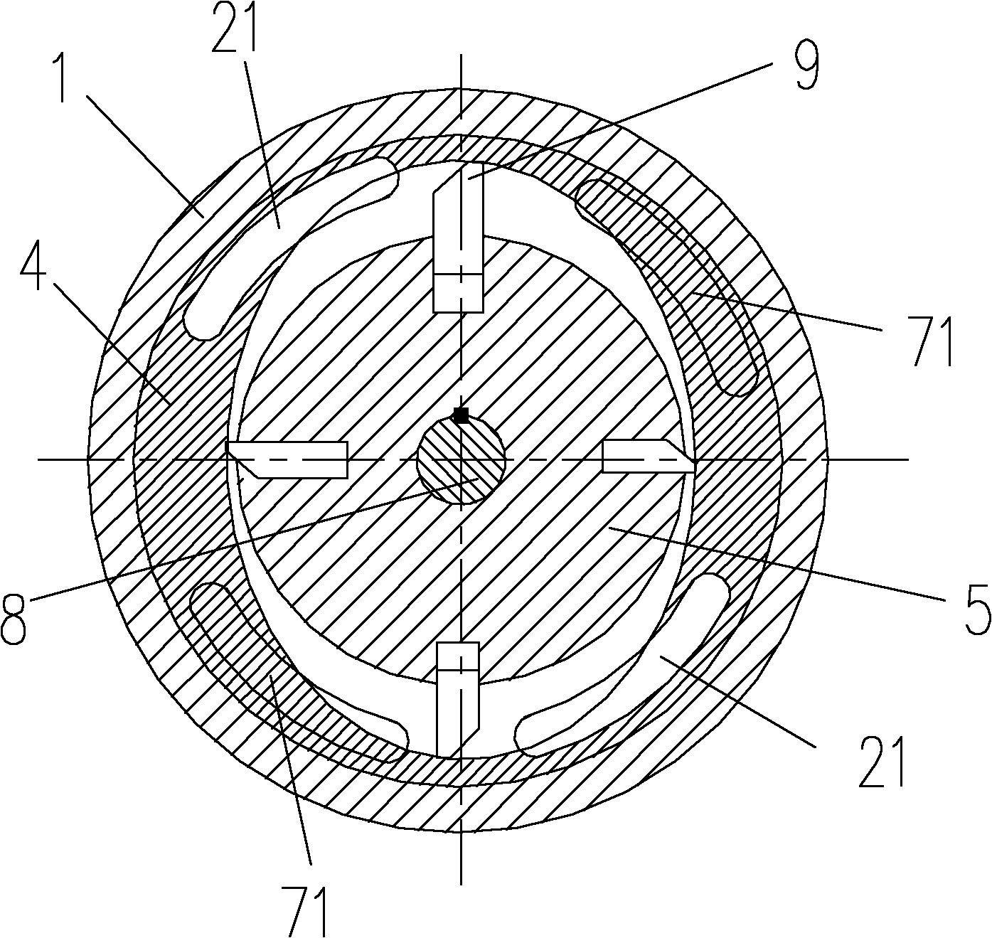 Raw oil lifting system and method for conveying fluid by utilizing sliding vane pump