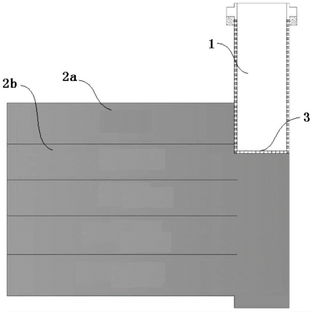 Vertical in-tunnel construction method of multilayer transverse channel of underground excavation station of metro, and construction method on east side and west side