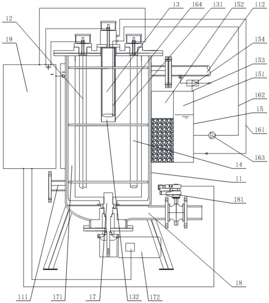 A kind of circulating cooling water treatment equipment and the treatment method of circulating cooling water