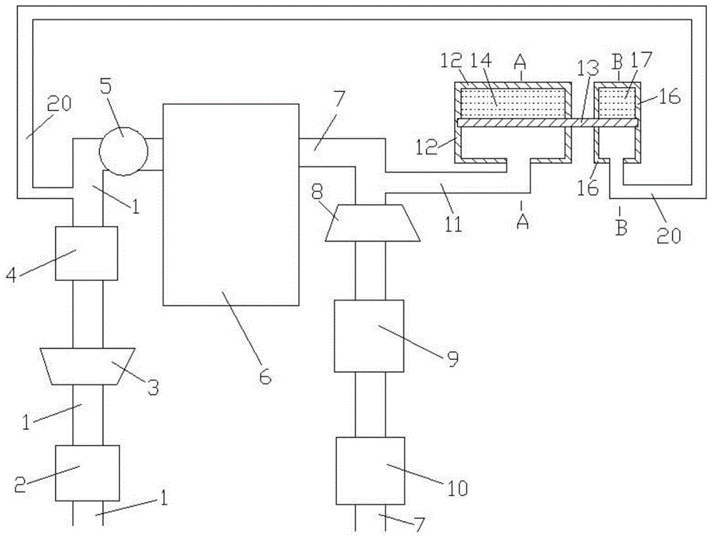 Drawing-in type exhaust volume-controllable system