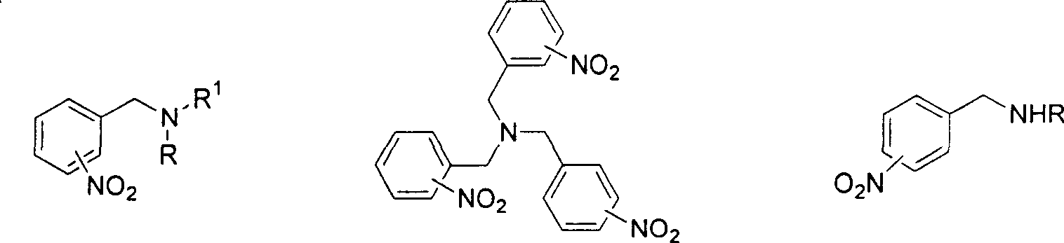 Method for reducing nitroxylbenzyl amine compound to amino-benzylamine hydrochloride