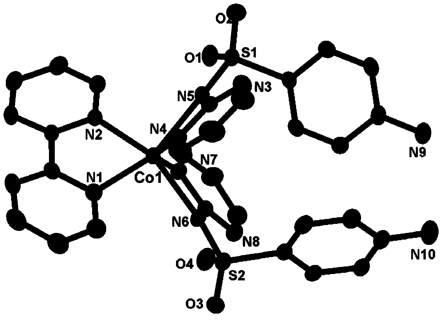 Cobalt complex with electrochemical catalytic activity