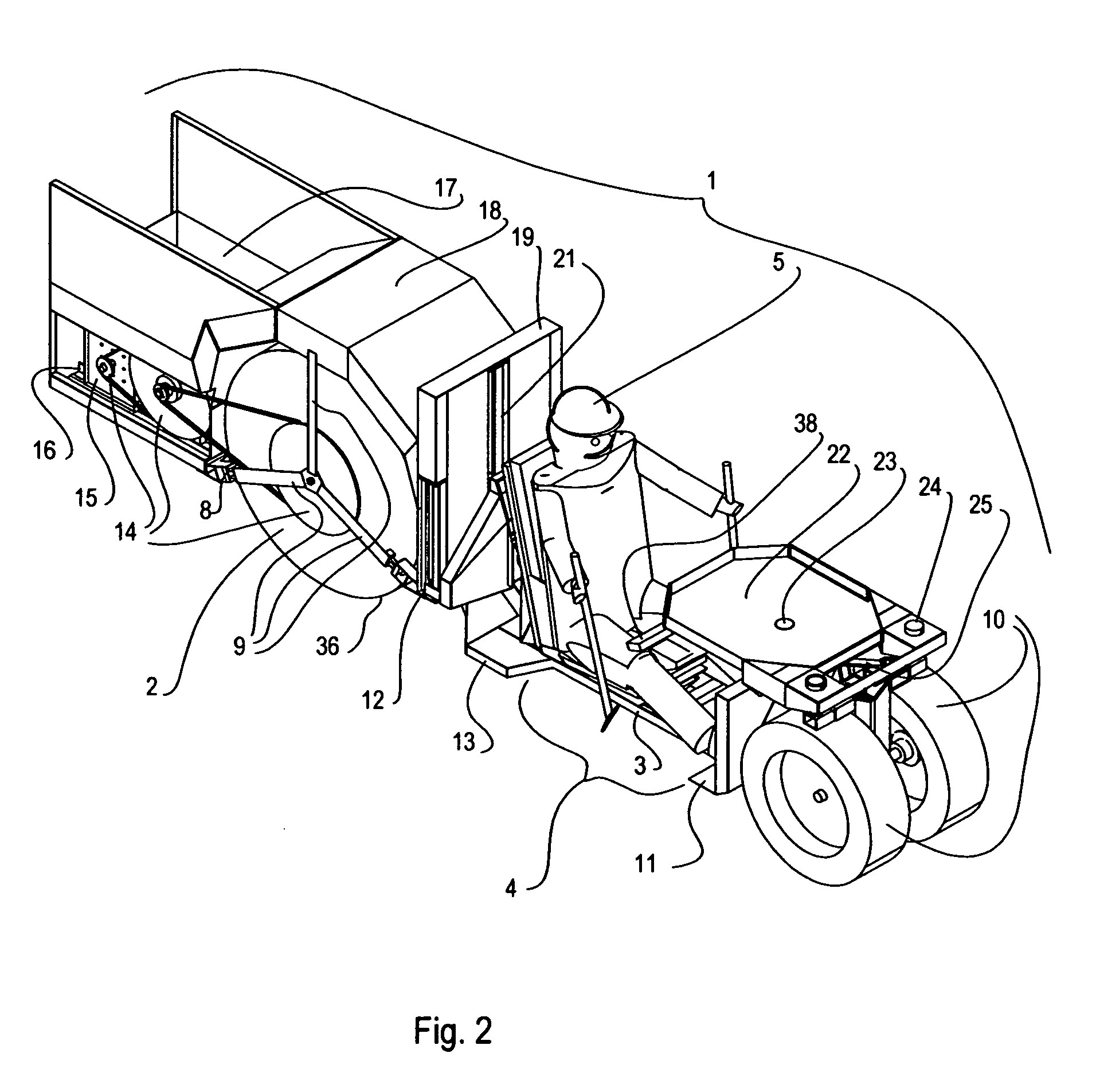 Field work vehicle