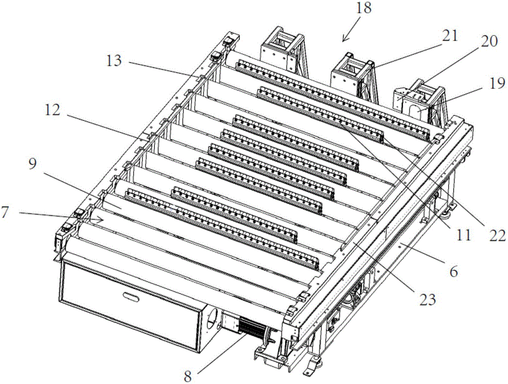 High-precision mechanical arm labeling device