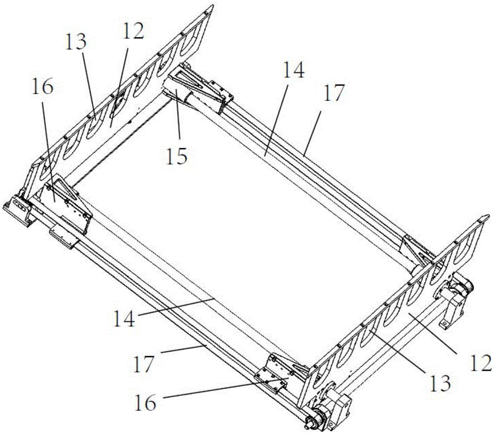 High-precision mechanical arm labeling device