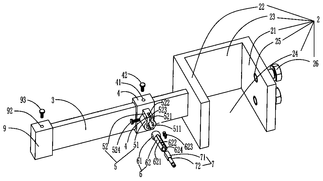 A ring rolling machine auxiliary position measuring machine