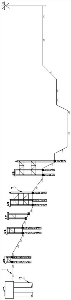 All-welded steel truss aqueduct erecting method
