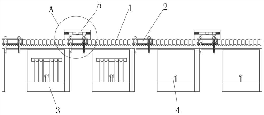 Efficient and energy-saving furnace frame spraying and sintering equipment and using method thereof