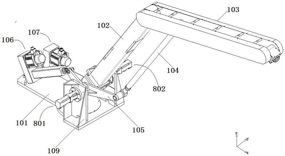 A multi-axis mechanical arm and robot