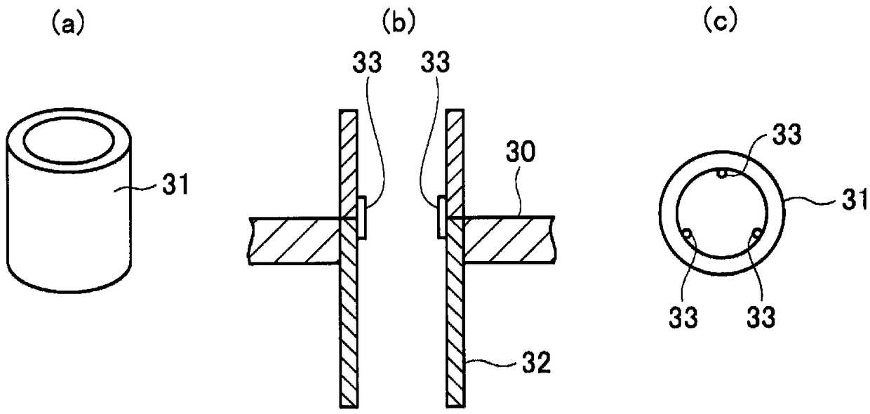 Production method for (METH)acrylic acid or ester thereof