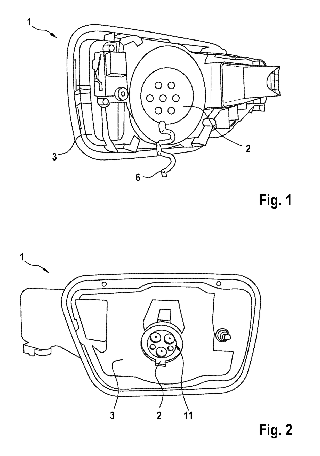 Charging Connection Module for a Vehicle